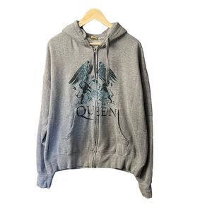 Queen 2008 We Will Rock You Zip Up Hoodie Size XXL